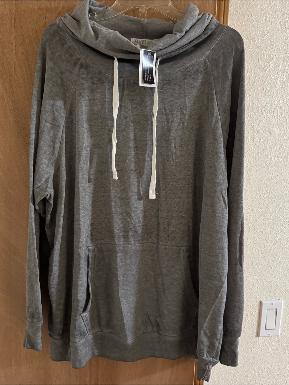 Women’s Cowl Neck Pullover Sweater - Planet Gold